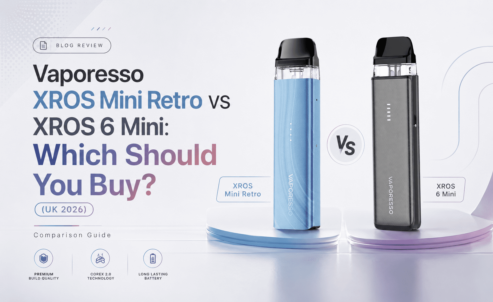 how long to charge vaporesso xros mini Retro vs XROS 6 Mini Voopoo Drag Nano 2 compatible-with-1126620 Flavor:Paradise