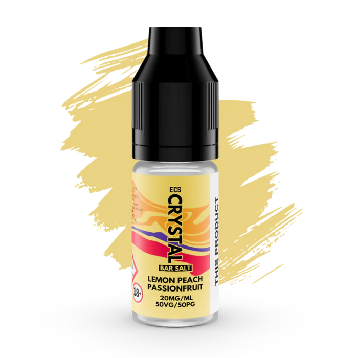 Lemon Peach Passionfruit Crystal Bar Salts - 10ml Nic Salt E-Liquid ECS Crystal