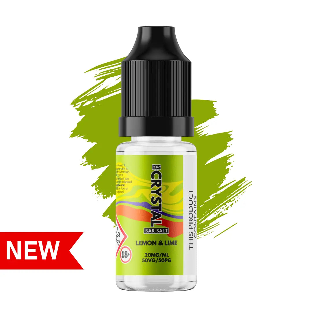 Lemon & Lime Crystal Bar Salts - 10ml Nic Salt E-Liquid ECS Crystal