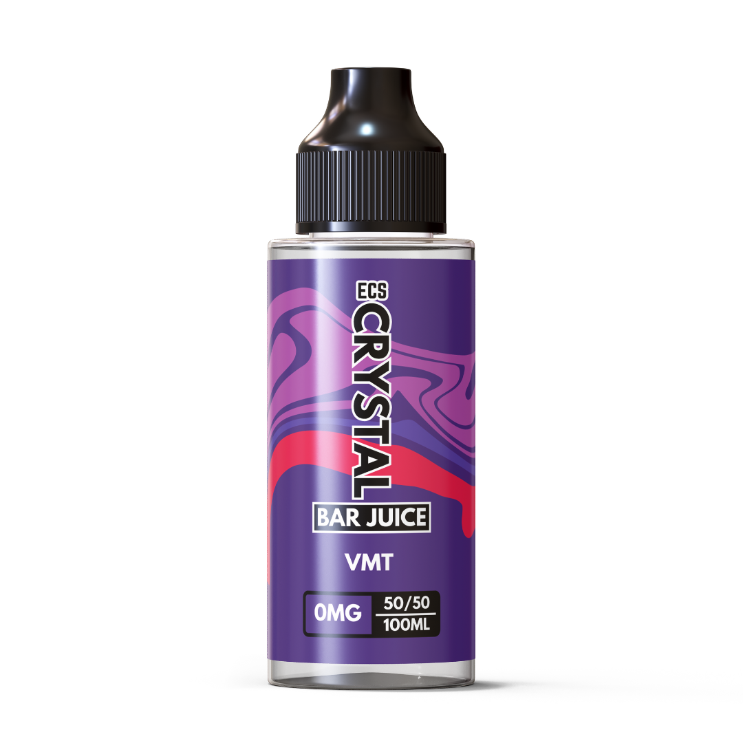 Crystal Bar Juice VMT  100ml Shortfill Vape Juice | Nicotine-Free |  50VG/50PG  The E-Cig Store