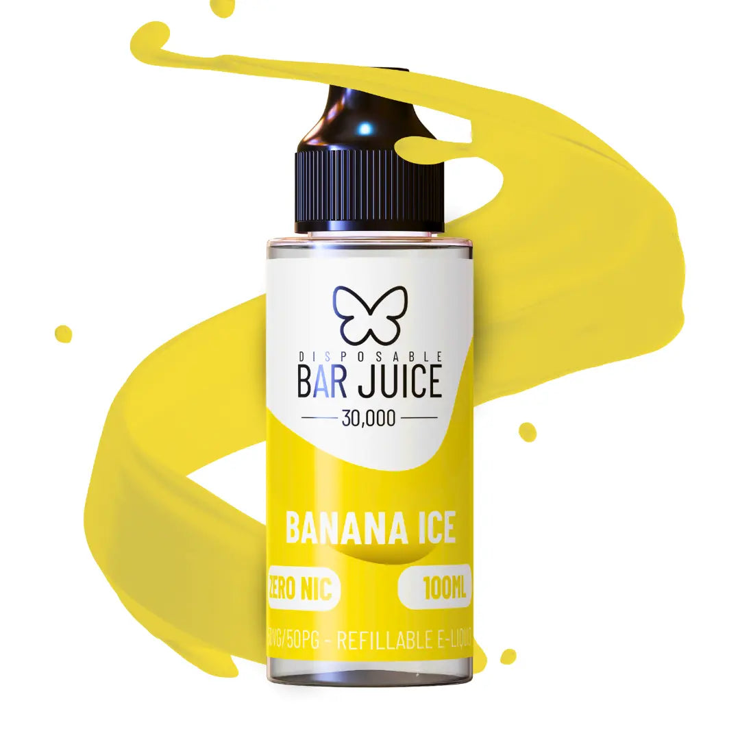 Banana Ice by Bar Juice 30,000 - 100ml Bar Juice - The E-Cig Store Banana Ice by Bar Juice 30,000 - 100ml Bar Juice - The E-Cig Store
