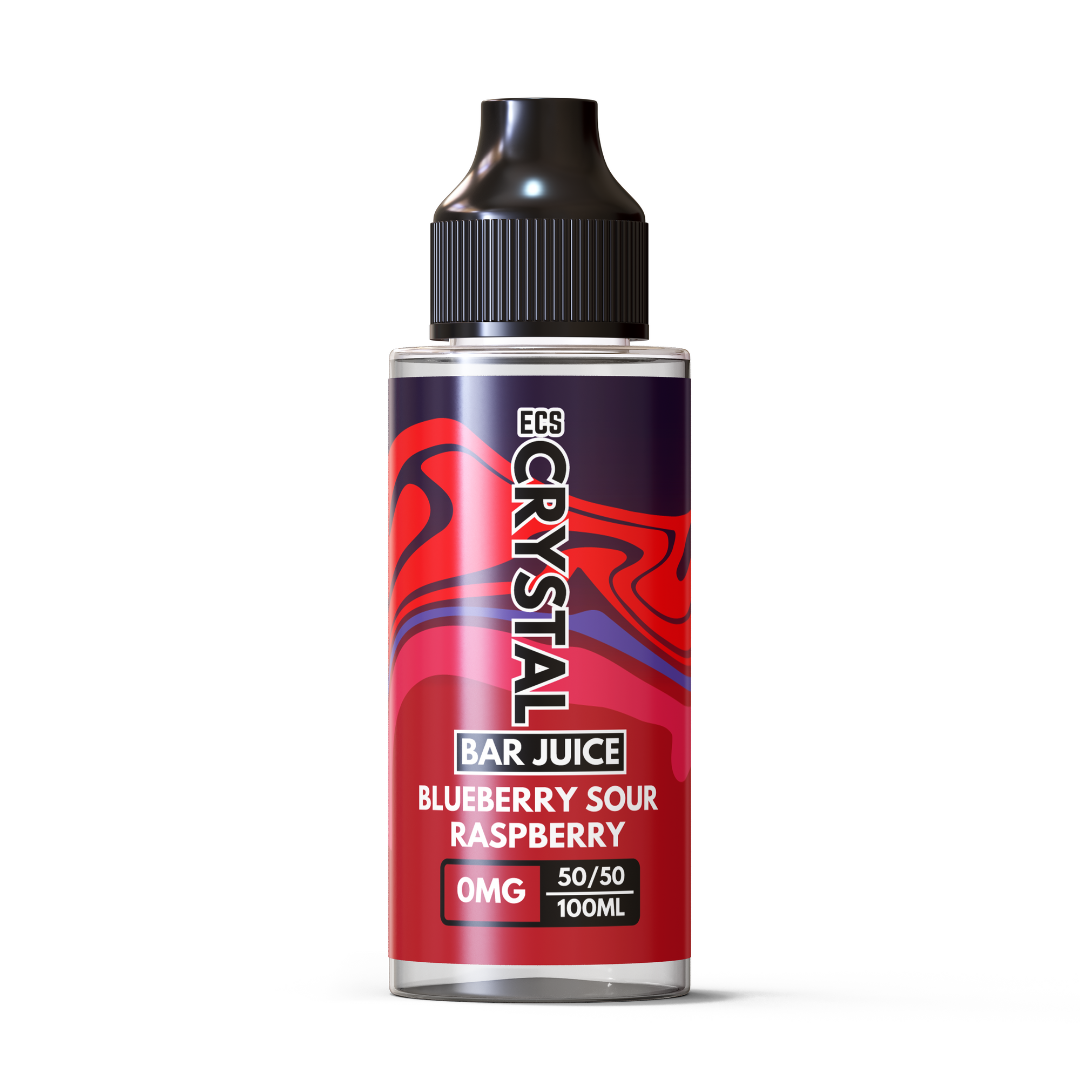 Crystal Bar Juice Blueberry Sour Raspberry – 100ml Shortfill Vape Juice |  Nicotine-Free