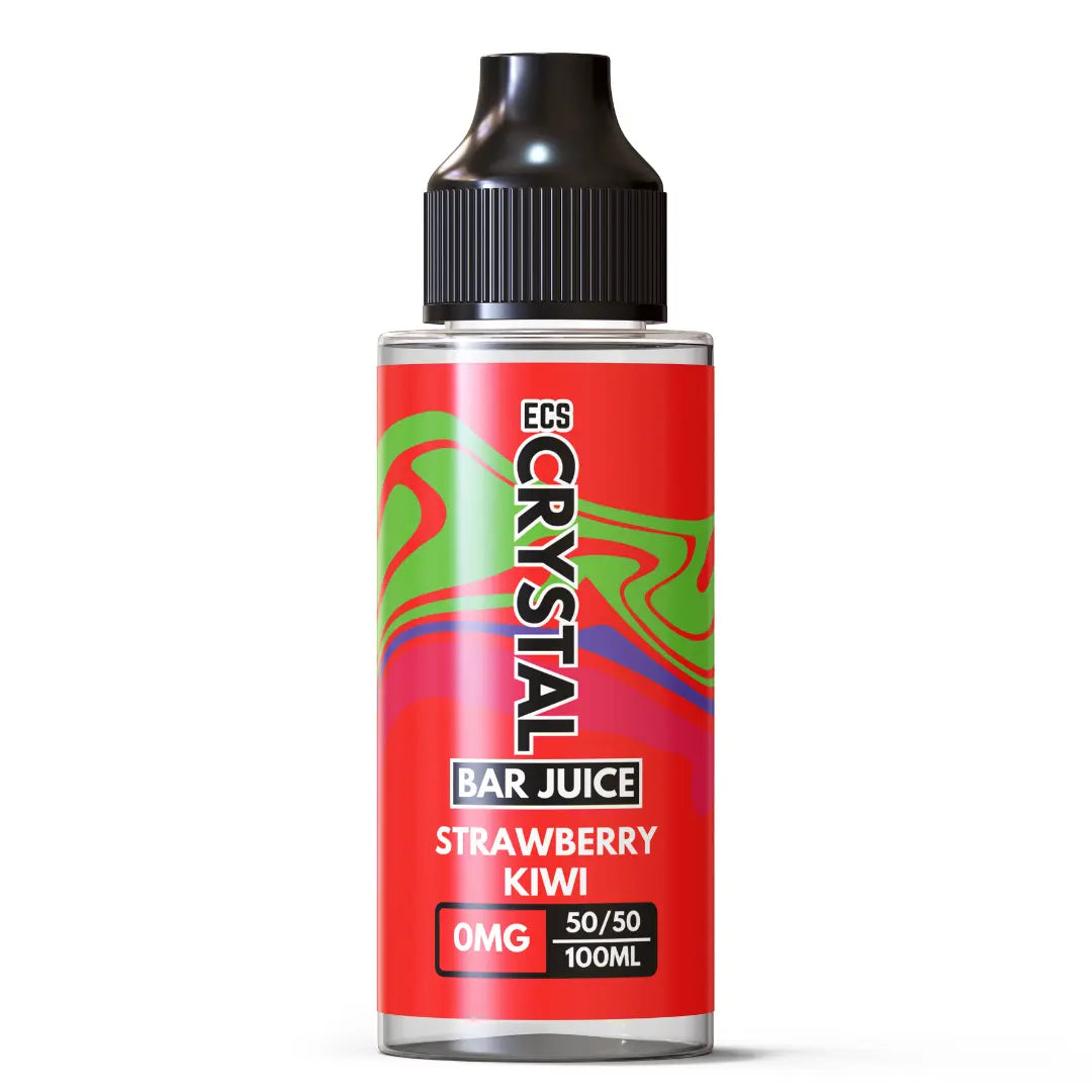 Strawberry Kiwi Crystal Bar Juice 100ml  30,000 Puffs  The E-Cig Store