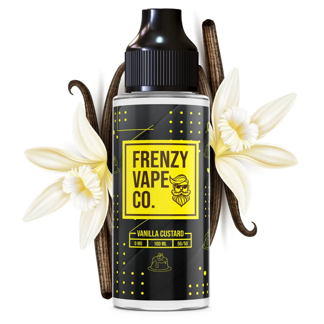 Frenzy Vape Co. Vanilla Custard - 100ml Shortfill E-Liquid | The E-Cig Store Frenzy Vape Co. Vanilla Custard - 100ml Shortfill E-Liquid | The E-Cig Store