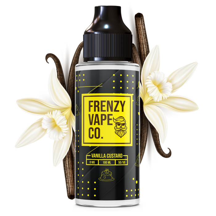 Frenzy Vape Co. Vanilla Custard - 100ml Shortfill E-Liquid