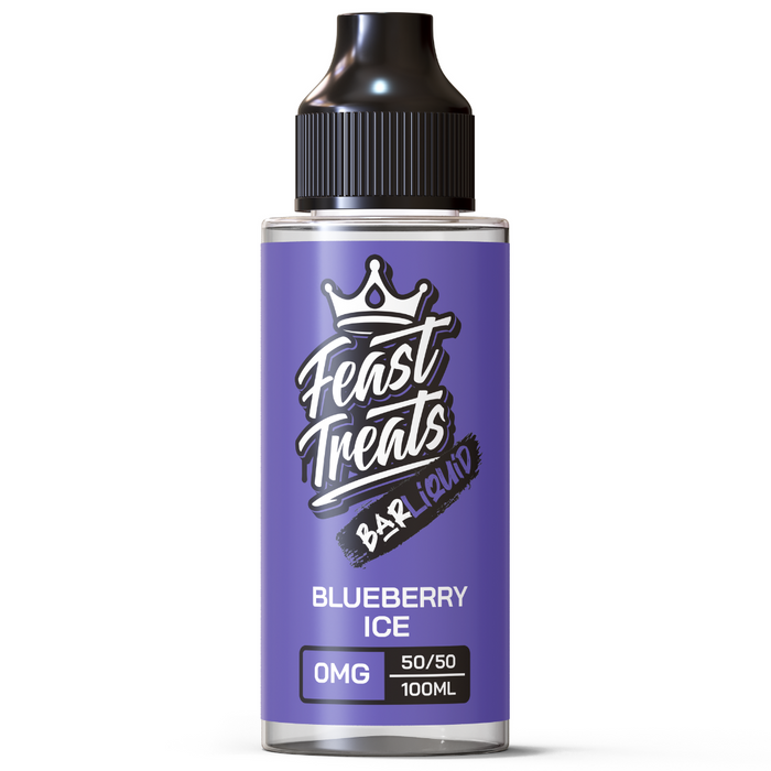 Blueberry Ice by Feast Treats - 100ml Bar E-Liquid