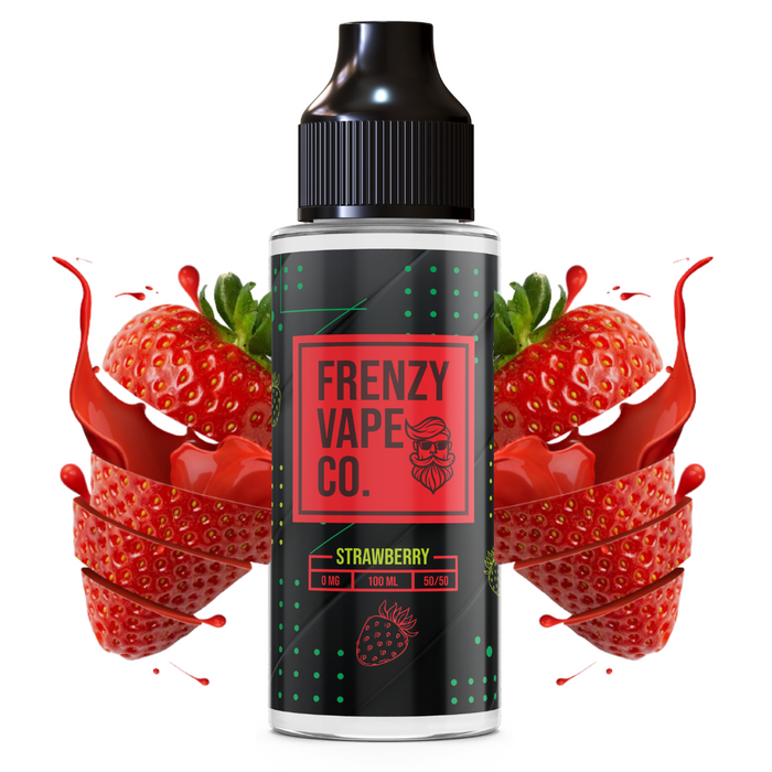 Frenzy Vape Co. Strawberry - 100ml Shortfill E-Liquid