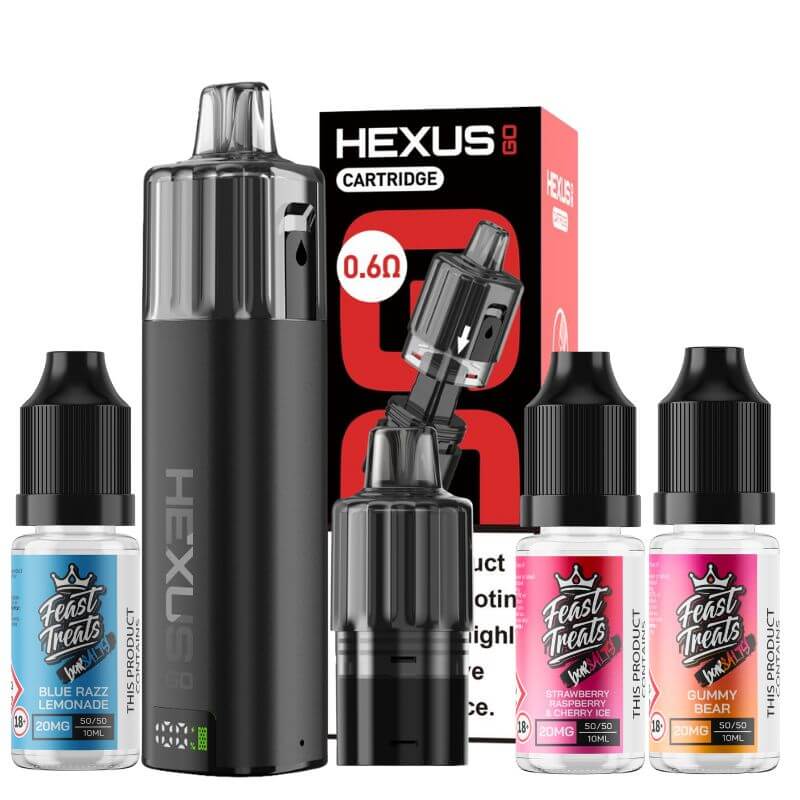 Hexus Go 12ml Vape Kit Bundle | 19.99  The E-Cig Store