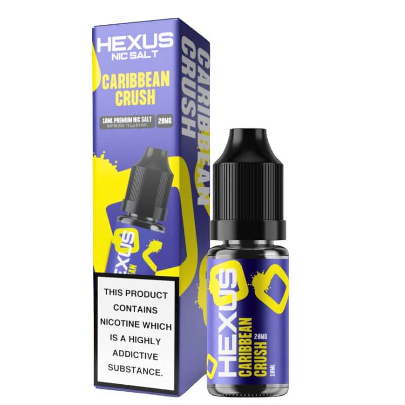 Caribbean Crush Nic Salt E-Liquid by Hexus 10ml Tropical Vape Juice The E-Cig Store Caribbean Crush Nic Salt E-Liquid by Hexus 10ml Tropical Vape Juice The E-Cig Store