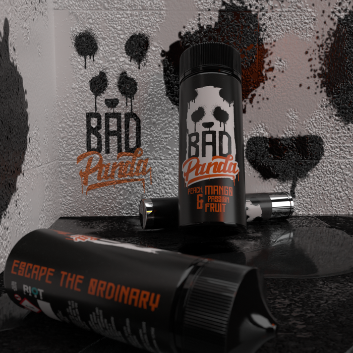 Bad Panda Peach Mango & Passion Fruit - 100ml Shortfill E-liquid