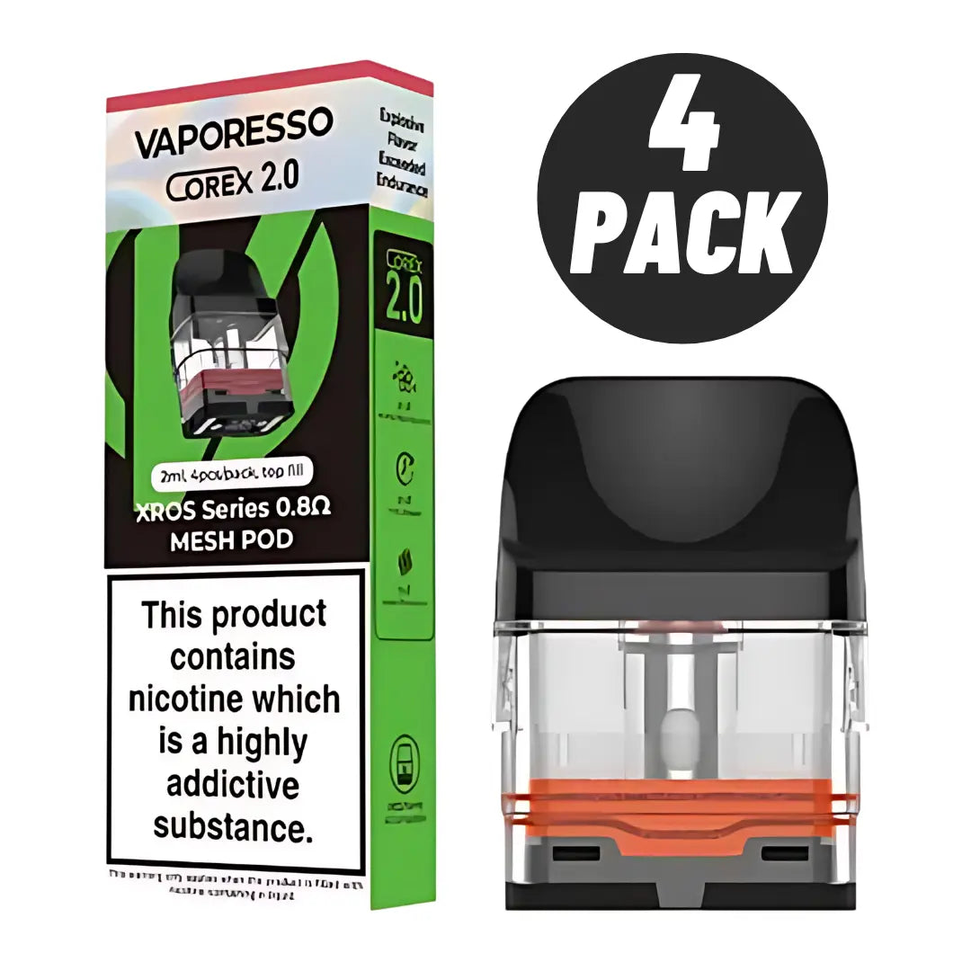 Vaporesso Xros Corex 2.0 Replacement Pods - The E-Cig Store Vaporesso Xros Corex 2.0 Replacement Pods - The E-Cig Store