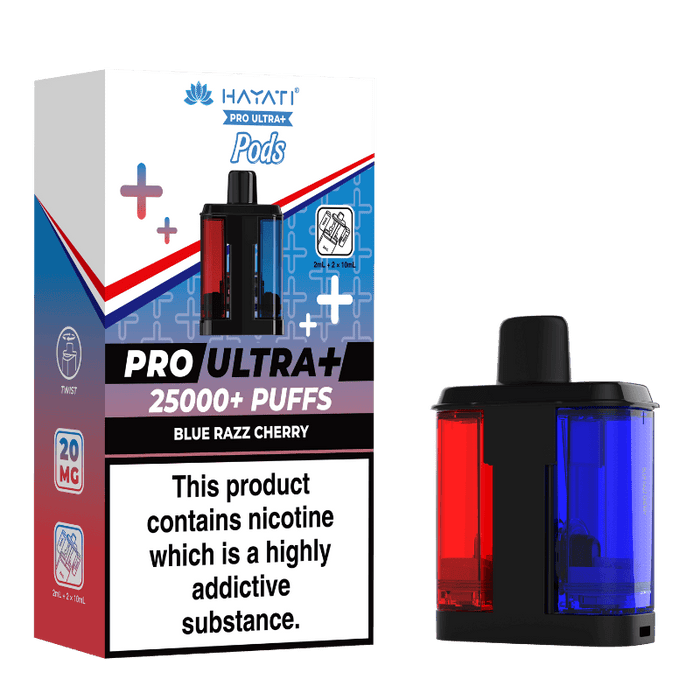 Blue Razz Cherry Hayati Pro Ultra Plus Refill Pack