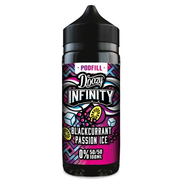 Blackcurrant Passion Ice 50VG Shortfill E-Liquid by Doozy Infinity 100ml