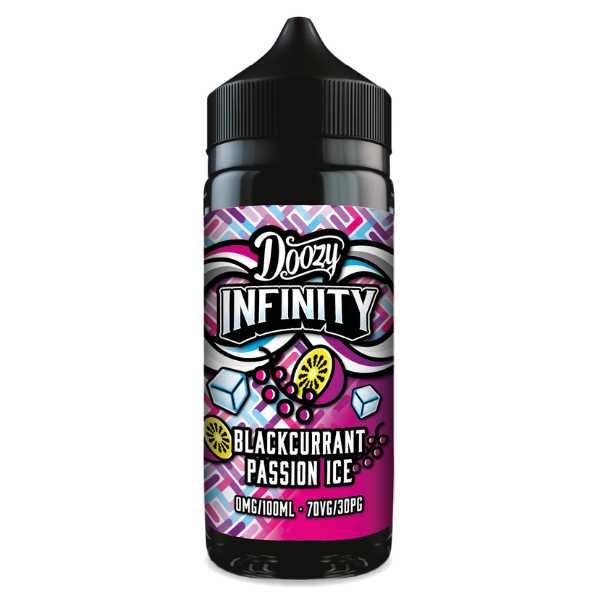 Blackcurrant Passion Ice Shortfill E-Liquid by Doozy Infinity 100ml