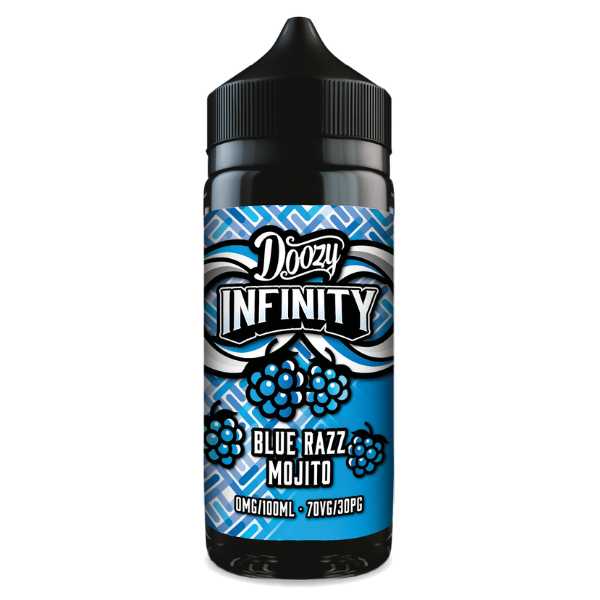Blue Razz Mojito Shortfill E-Liquid by Doozy Infinity 100ml