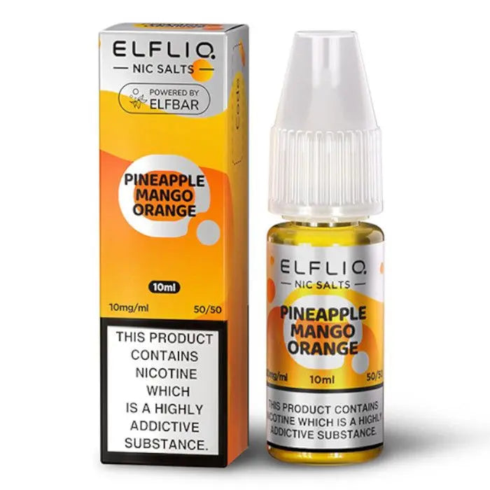 ELF BAR ELFLIQ Pineapple Mango Orange - 10ml Nic Salt ELF BAR