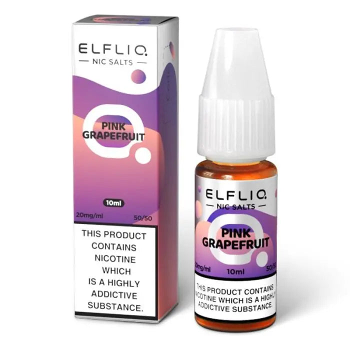 ELF BAR ELFLIQ Pink Grapefruit - 10ml Nic Salt ELF BAR