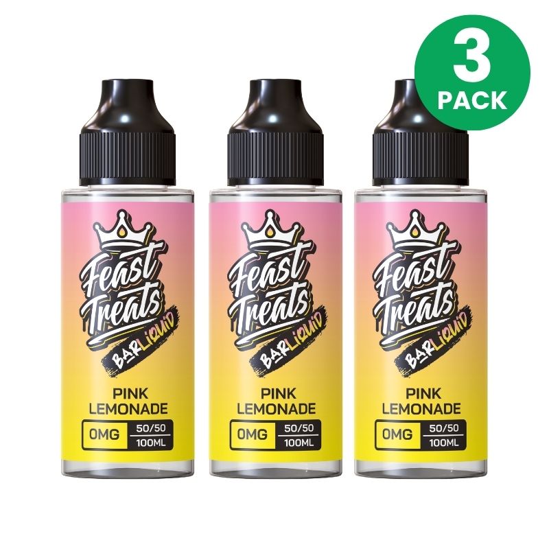 3 pack vape juice Pink Lemonade Feast Treats 3-Pack 11 ARRO Ultra 15K Plant-Powered Type:0.6 Ohm