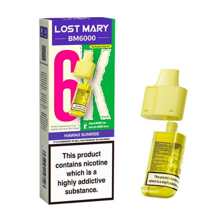 Hawaii Sunrise Lost Mary BM6000 Refill Pack