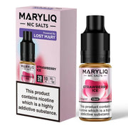 Strawberry Ice Mary Liq - 10ml Nic Salt E-Liquid Lost Mary