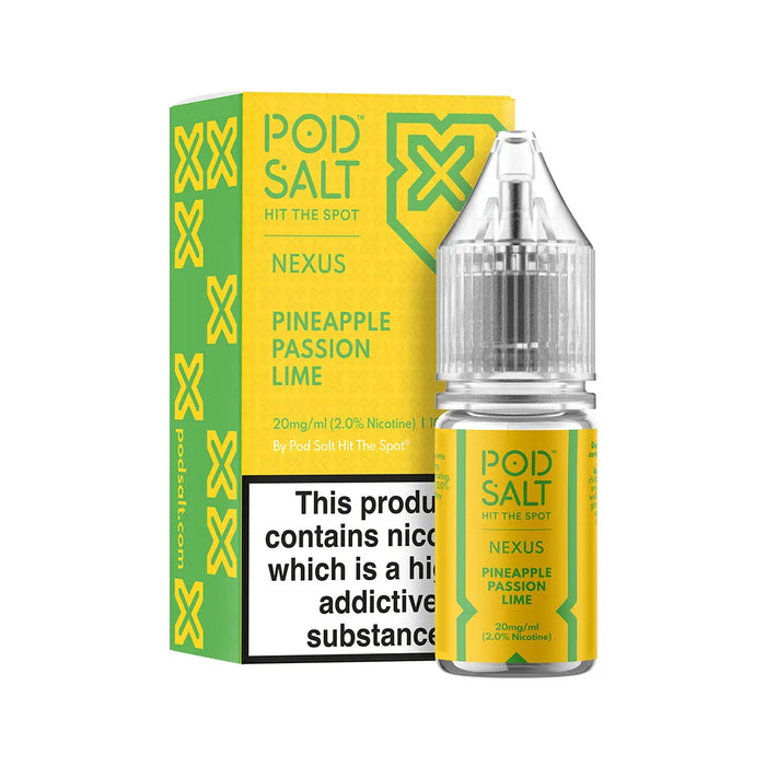 Nexus Pineapple Passion Lime - 10ml Nic Salt E-Liquid