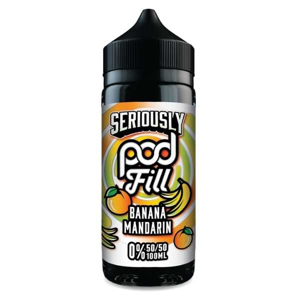 Banana Mandarin Shortfill E-Liquid by Seriously Pod Fill 100ml