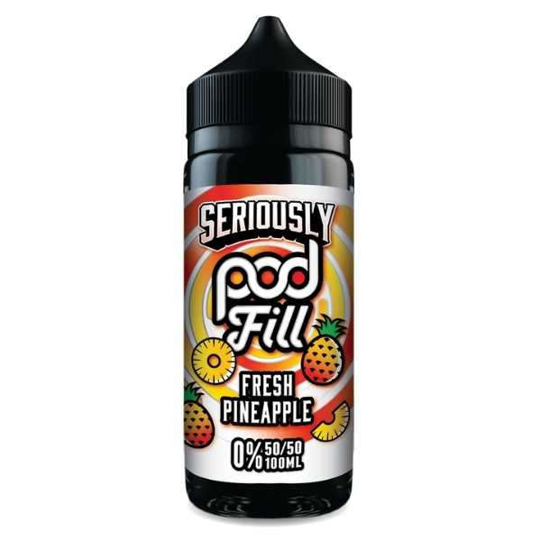 Fresh Pineapple Shortfill E-Liquid by Seriously Pod Fill 100ml