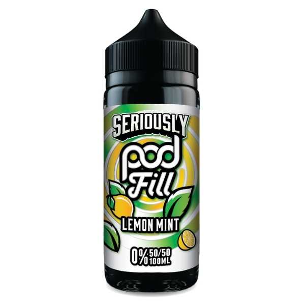 Lemon Mint Shortfill E-Liquid by Seriously Pod Fill 100ml
