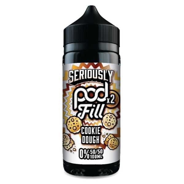 Cookie Dough Shortfill E-Liquid by Seriously Pod Fill x2 100ml