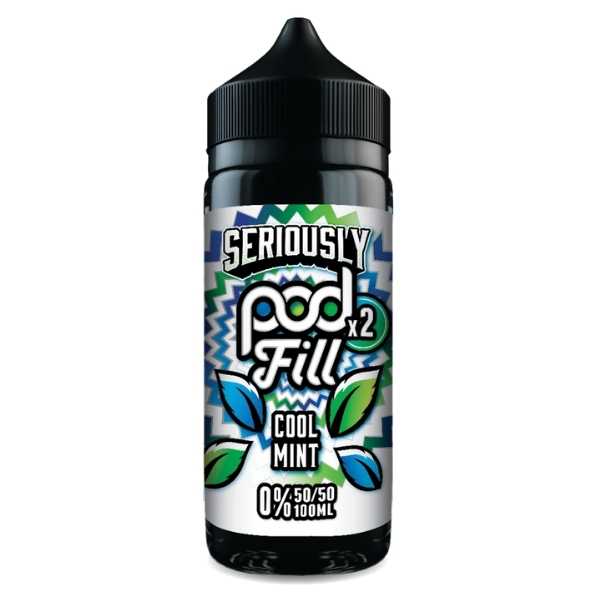 Cool Mint Shortfill E-Liquid by Seriously Pod Fill x2 100ml