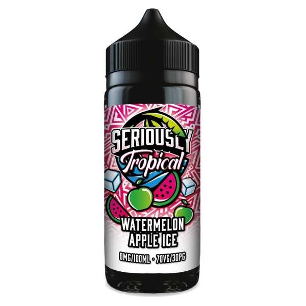 Watermelon Apple Ice Shortfill E-Liquid by Seriously Tropical 100ml