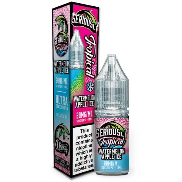 Watermelon Apple Ice Nic Salt E-Liquid by Seriously Tropical 10ml