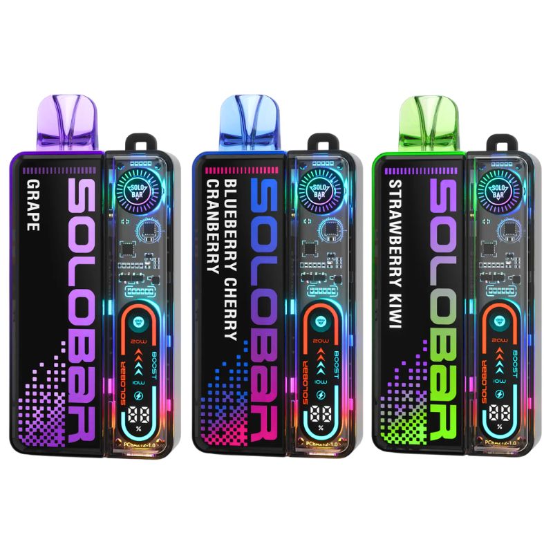 Solobar Boost 30K Vape Kit | 20mg Nic Salt Big Puff Vape The E-Cig Store Solobar Boost 30K Vape Kit | 20mg Nic Salt Big Puff Vape The E-Cig Store