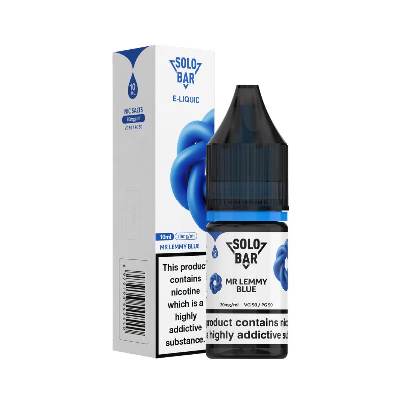 Mr Lemmy Blue Nic Salt E-Liquid by Solo Bar 20mg The E-Cig Store Mr Lemmy Blue Nic Salt E-Liquid by Solo Bar 20mg The E-Cig Store