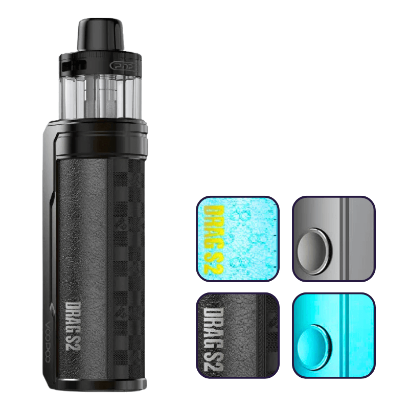 Voopoo Drag S2 Vape Kit | 60W Pod Kit for MTL & DTL The E-Cig Store Voopoo Drag S2 Vape Kit | 60W Pod Kit for MTL & DTL The E-Cig Store