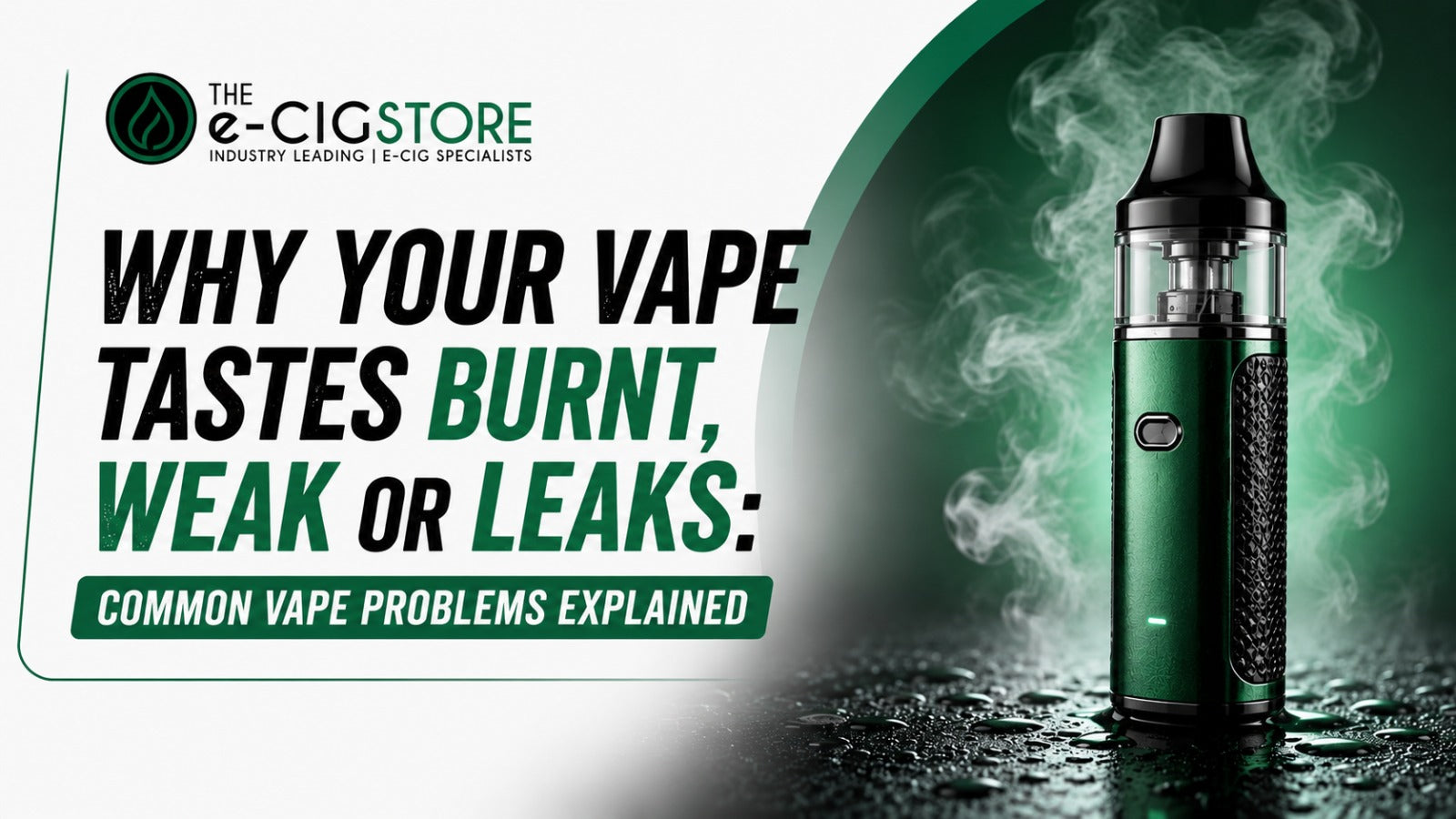 vape tastes burnt problem explained