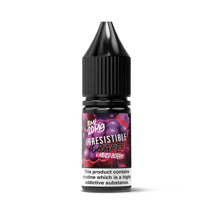 Grape & Mixed Berry Nic Salt 10ml by Irresistible Vapes
