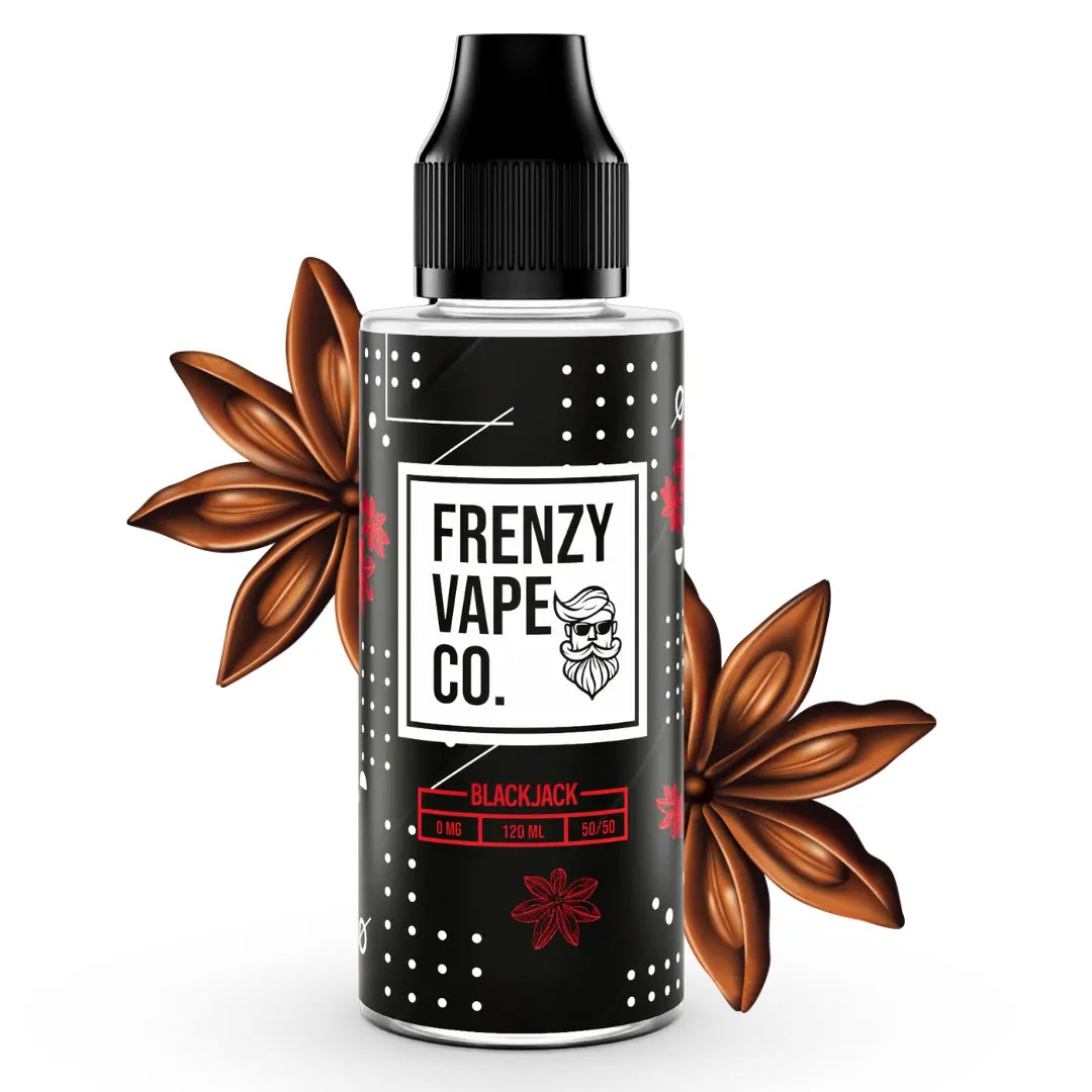 Frenzy Vape Co. Blackjack - 100ml Shortfill E-liquid - The E-Cig Store
