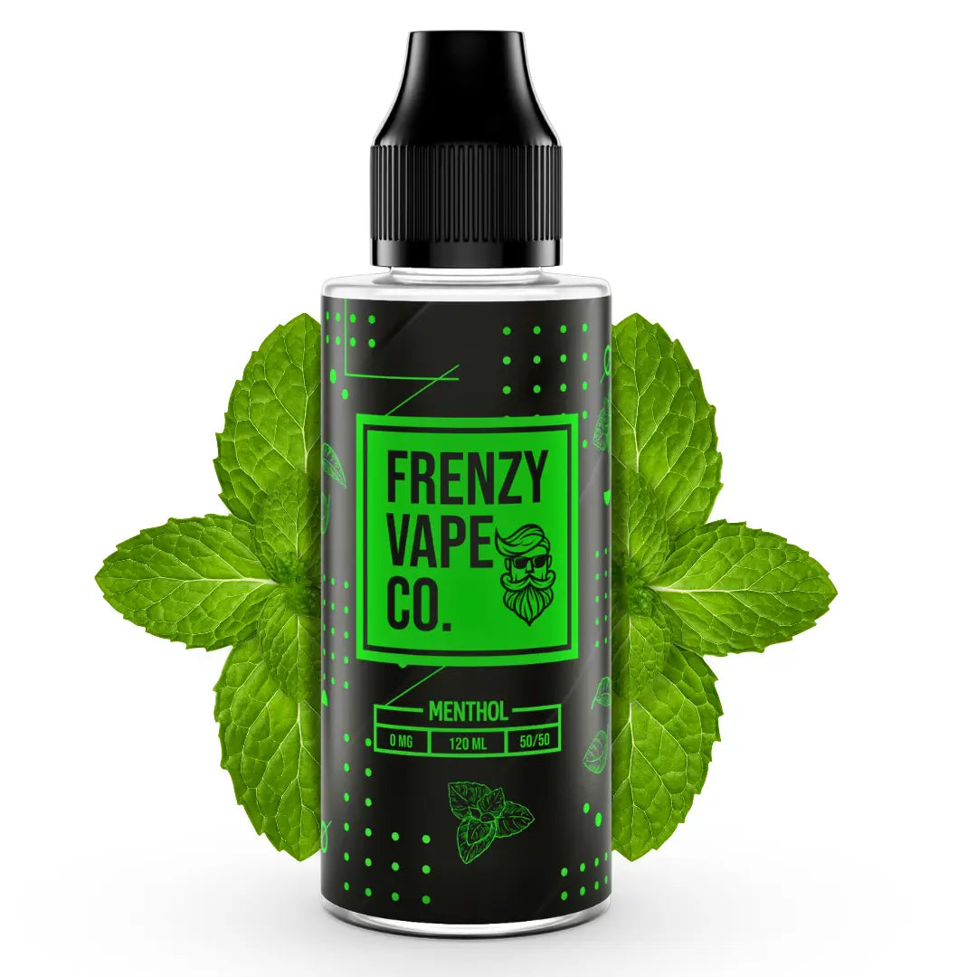 Frenzy Vape Co. Menthol - 100ml Shortfill E-liquid - The E-Cig Store