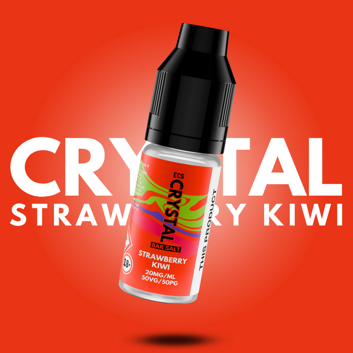 Strawberry Kiwi Crystal Bar Salts - 10ml Nic Salt E-Liquid