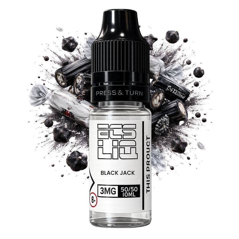 ECS LIQ Black Jack 10ml E-Liquid | 50/50 VG/PG | 3-18mg The E-Cig Store ECS LIQ Black Jack 10ml E-Liquid | 50/50 VG/PG | 3-18mg The E-Cig Store
