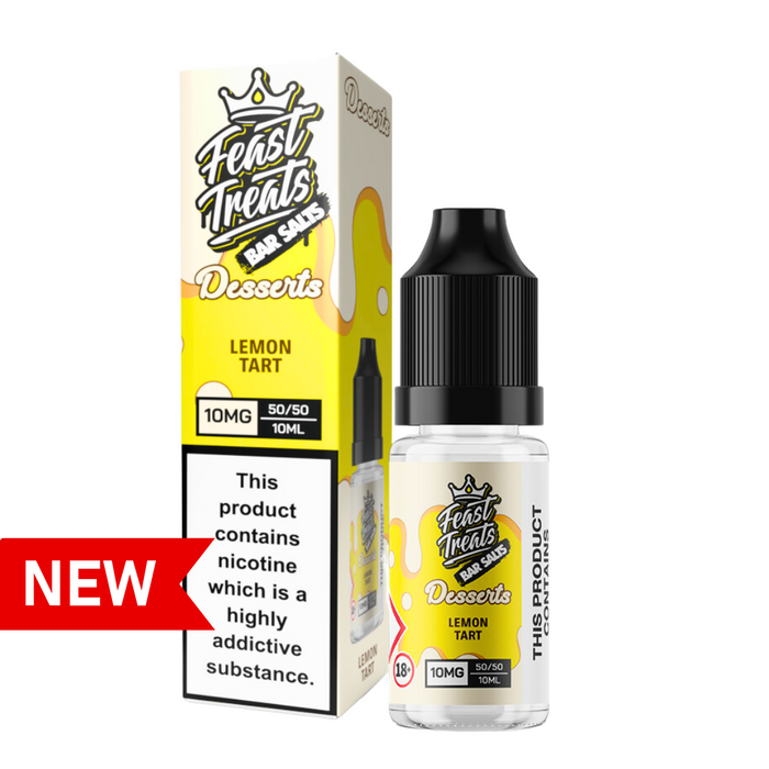 Lemon Tart Feast Treats Dessert Salts - 10ml Nic Salt E-Liquid