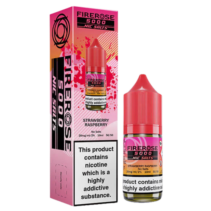 Strawberry Raspberry Elux Firerose - 10ml Nic Salt E-Liquid