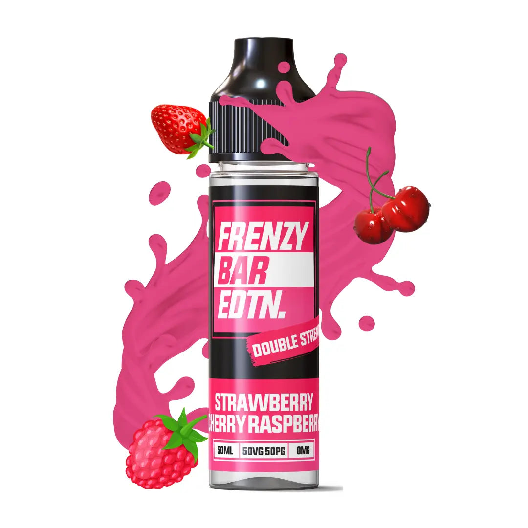 Strawberry Cherry Raspberry Frenzy Bar EDTN - 50ml E-Liquid Frenzy Vape Co.