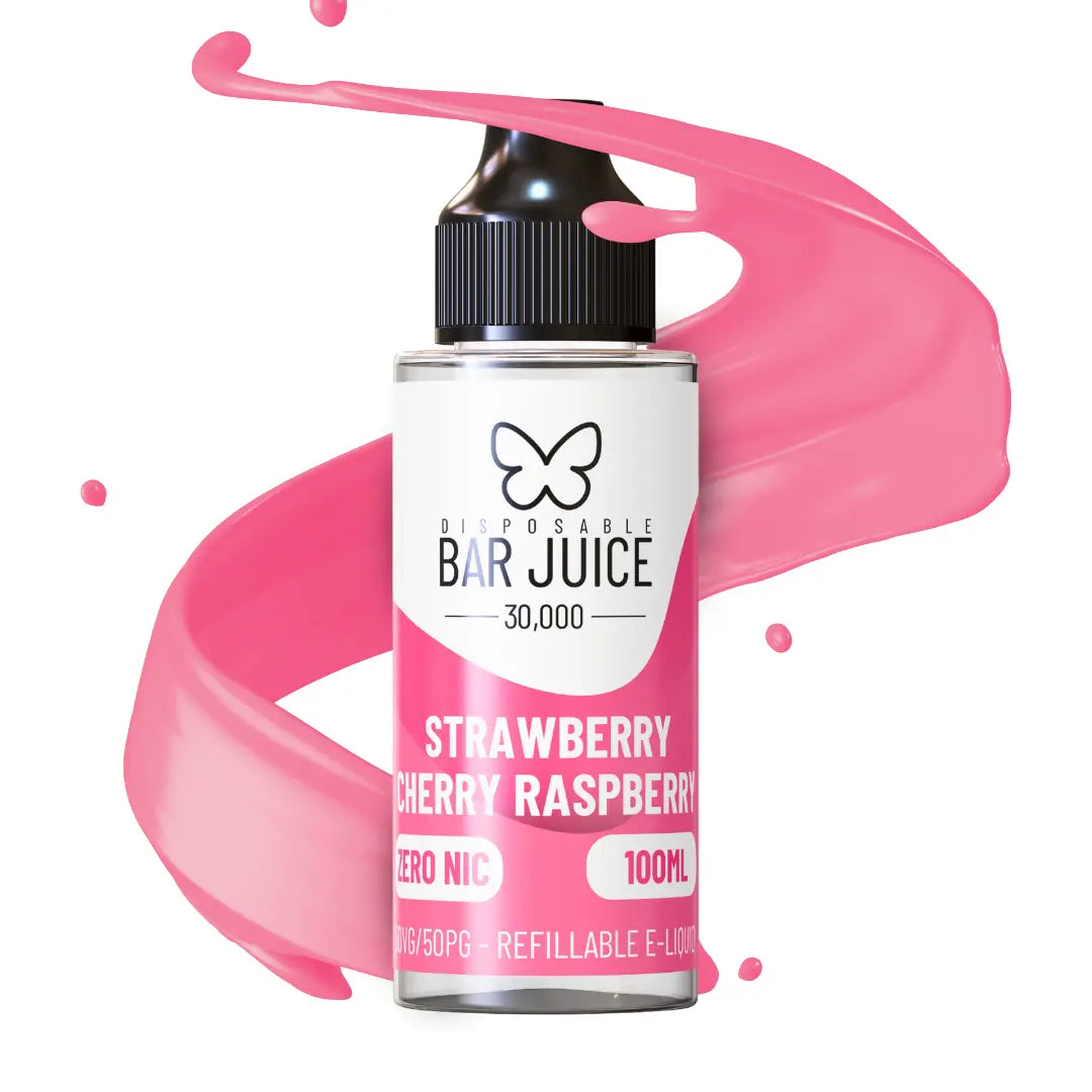 Strawberry Raspberry Cherry by Bar Juice 30,000 - 100ml Bar Juice Bar Juice 30,000