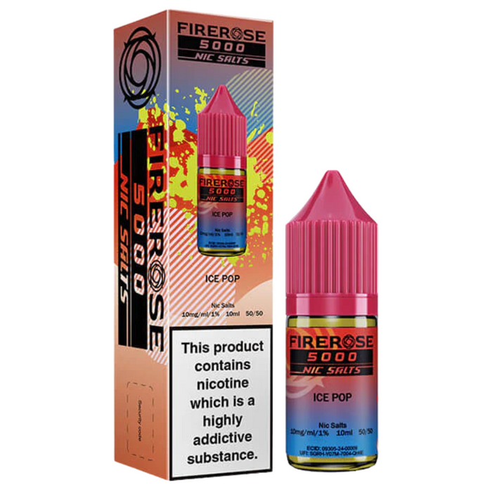 Ice Pop Elux Firerose - 10ml Nic Salt E-Liquid