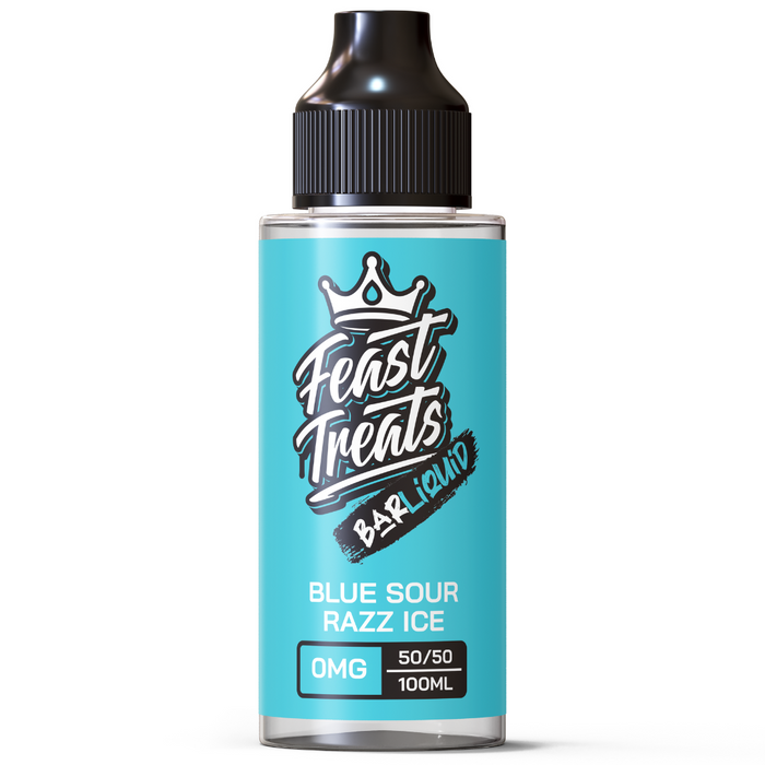 Blue Sour Razz Ice by Feast Treats - 100ml Bar E-Liquid