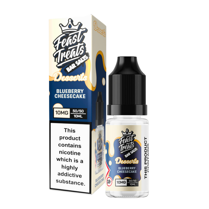 Blueberry Cheesecake Feast Treats Dessert Salts - 10ml Nic Salt E-Liquid