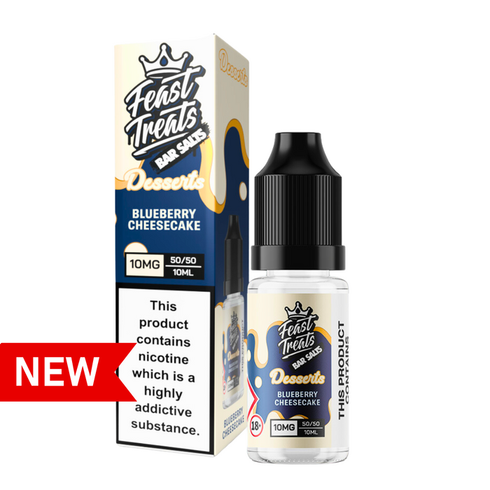 Blueberry Cheesecake Feast Treats Dessert Salts - 10ml Nic Salt E-Liquid