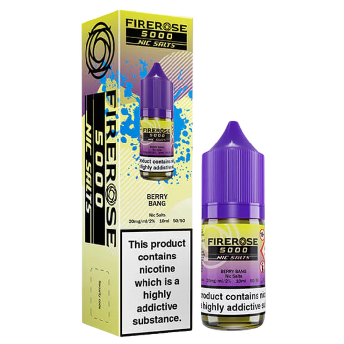 Berry Bang Elux Firerose - 10ml Nic Salt E-Liquid